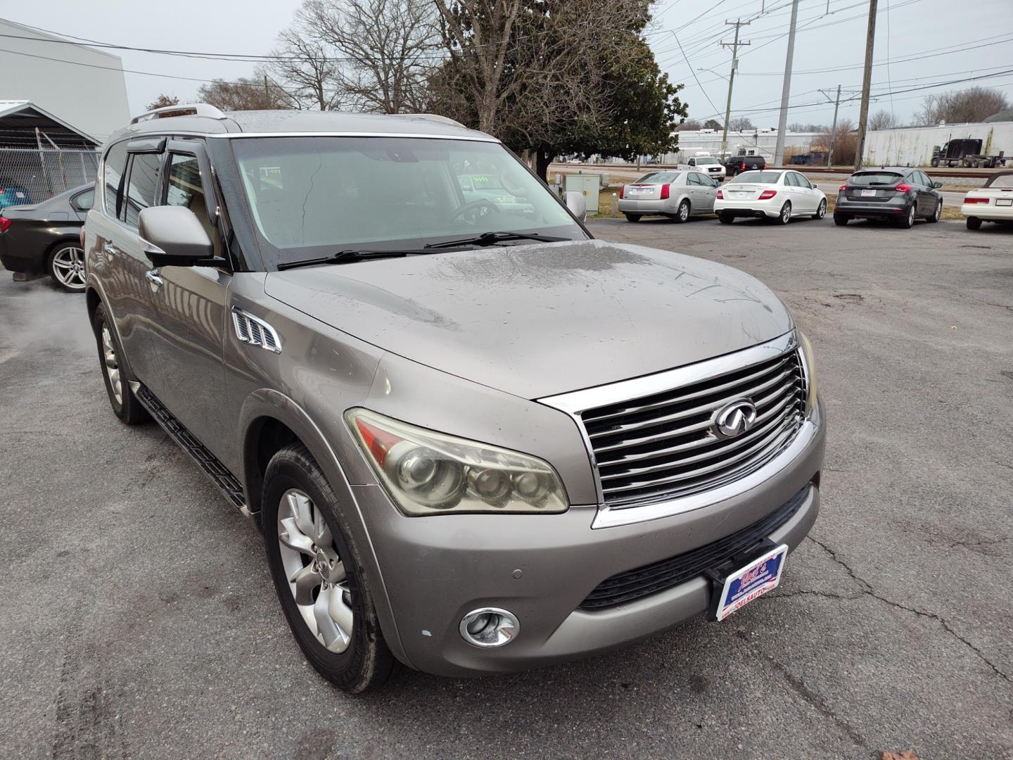 2011 Gray Infiniti QX56 (JN8AZ2NE1B9) , Automatic transmission, located at 5700 Curlew Drive, Norfolk, VA, 23502, (757) 455-6330, 36.841885, -76.209412 - Photo#2